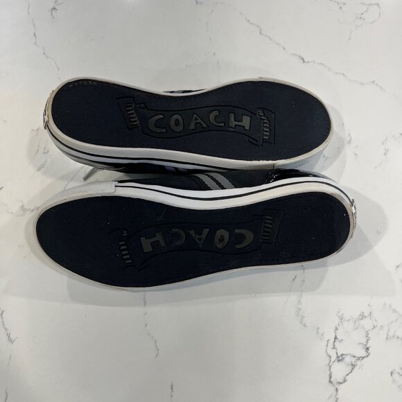 Coach Folly Black/White Low Top Sneaker - size 9 - Picture 11 of 11